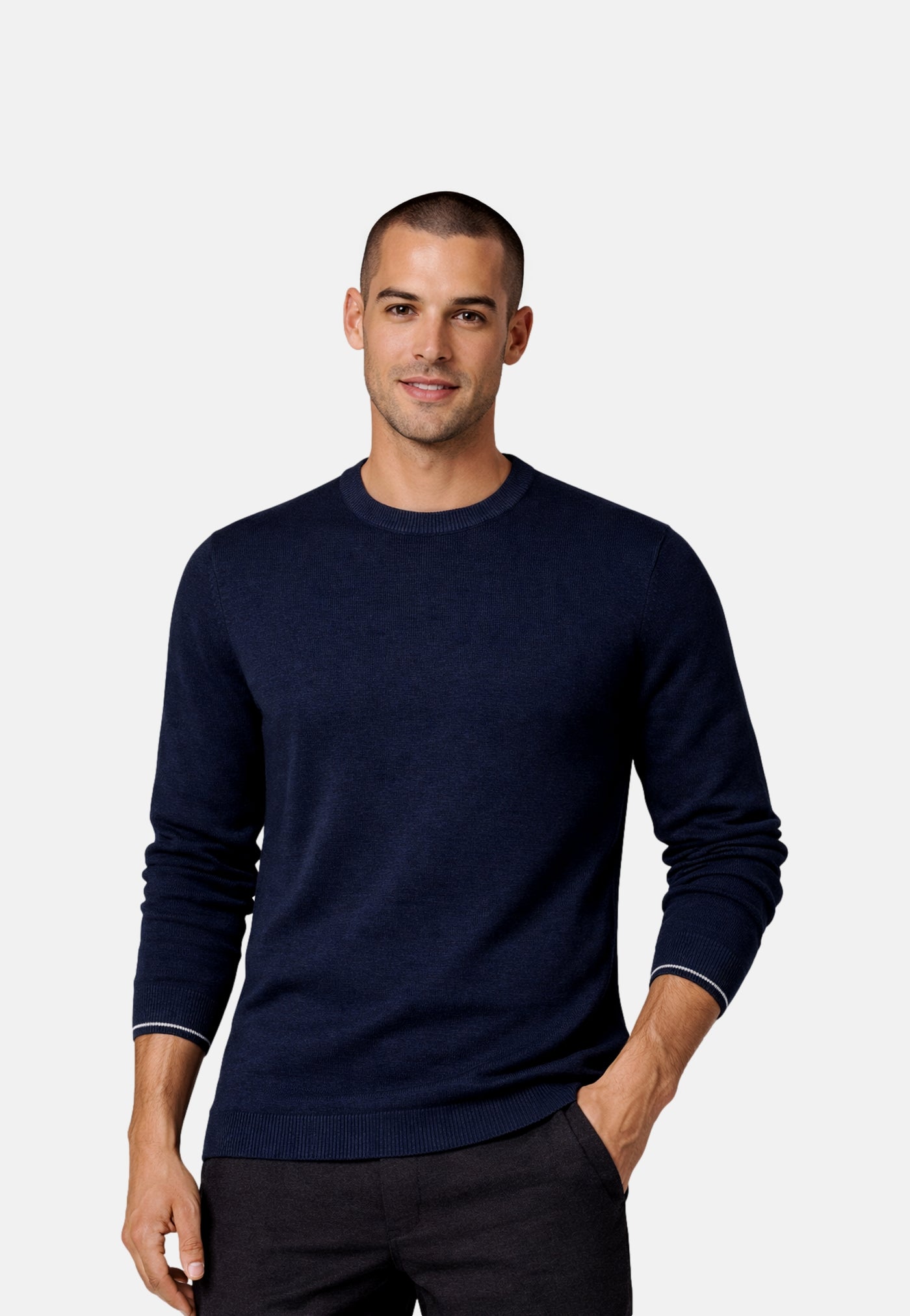 Ragman Strickpullover R-Neck