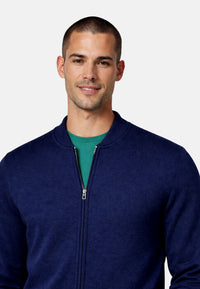Ragman Baseball Cardigan Reißverschluss