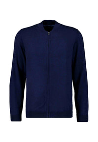 Ragman Baseball Cardigan Reißverschluss