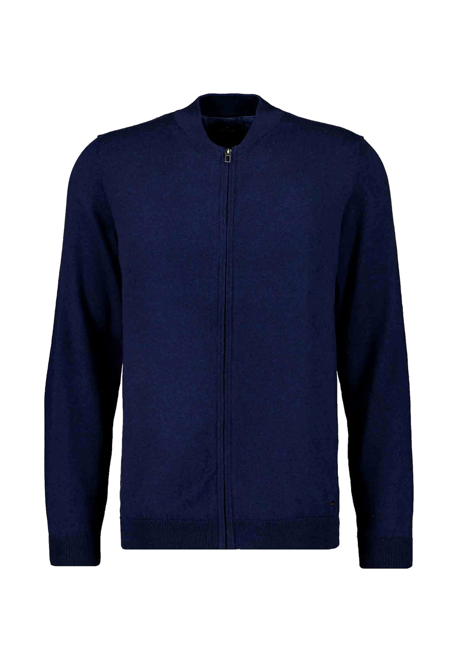 Ragman Baseball Cardigan Reißverschluss