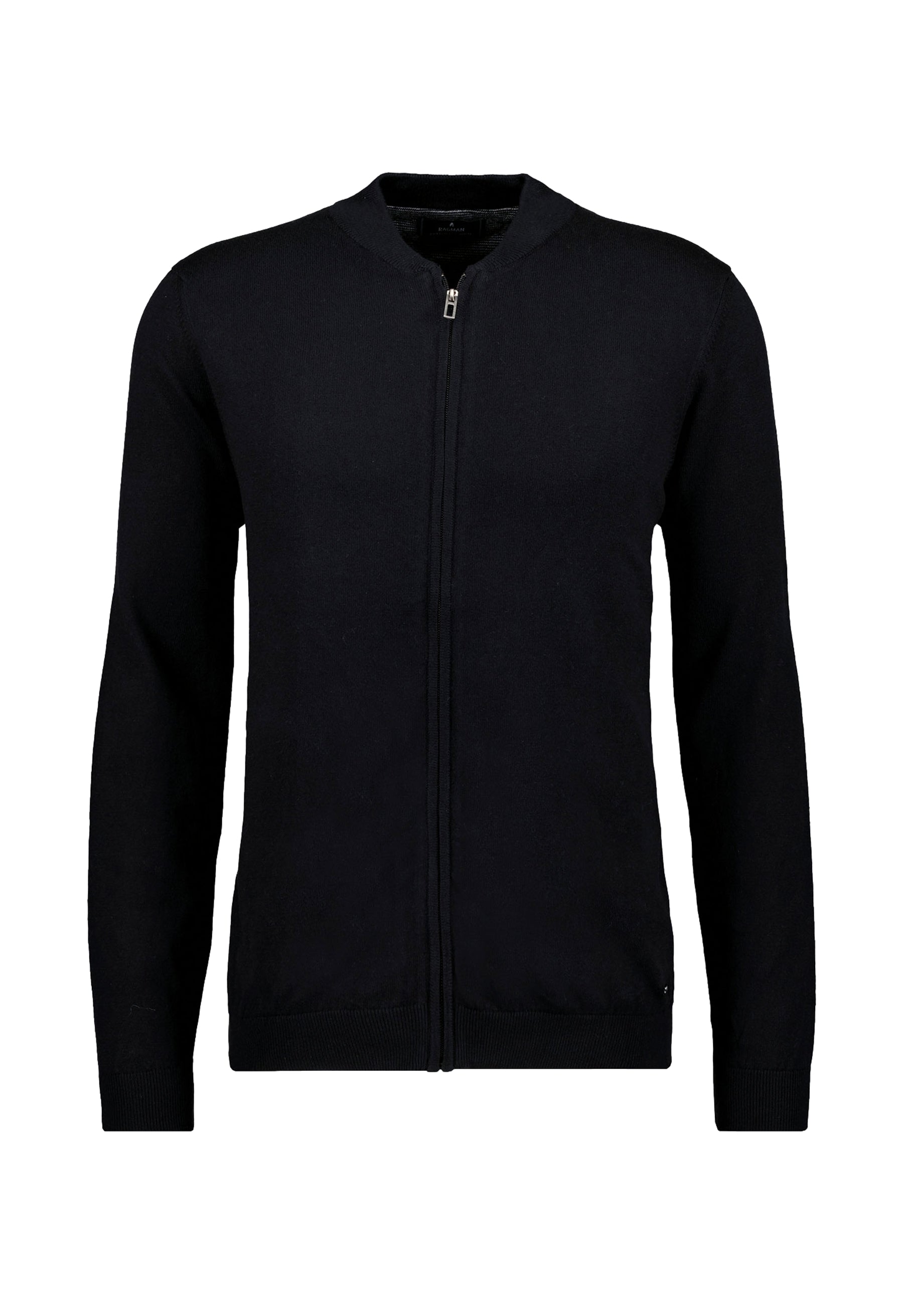 Ragman Baseball Cardigan Reißverschluss