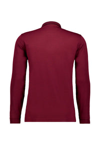 Ragman Modern Fit Langarmshirt mit Polokragen