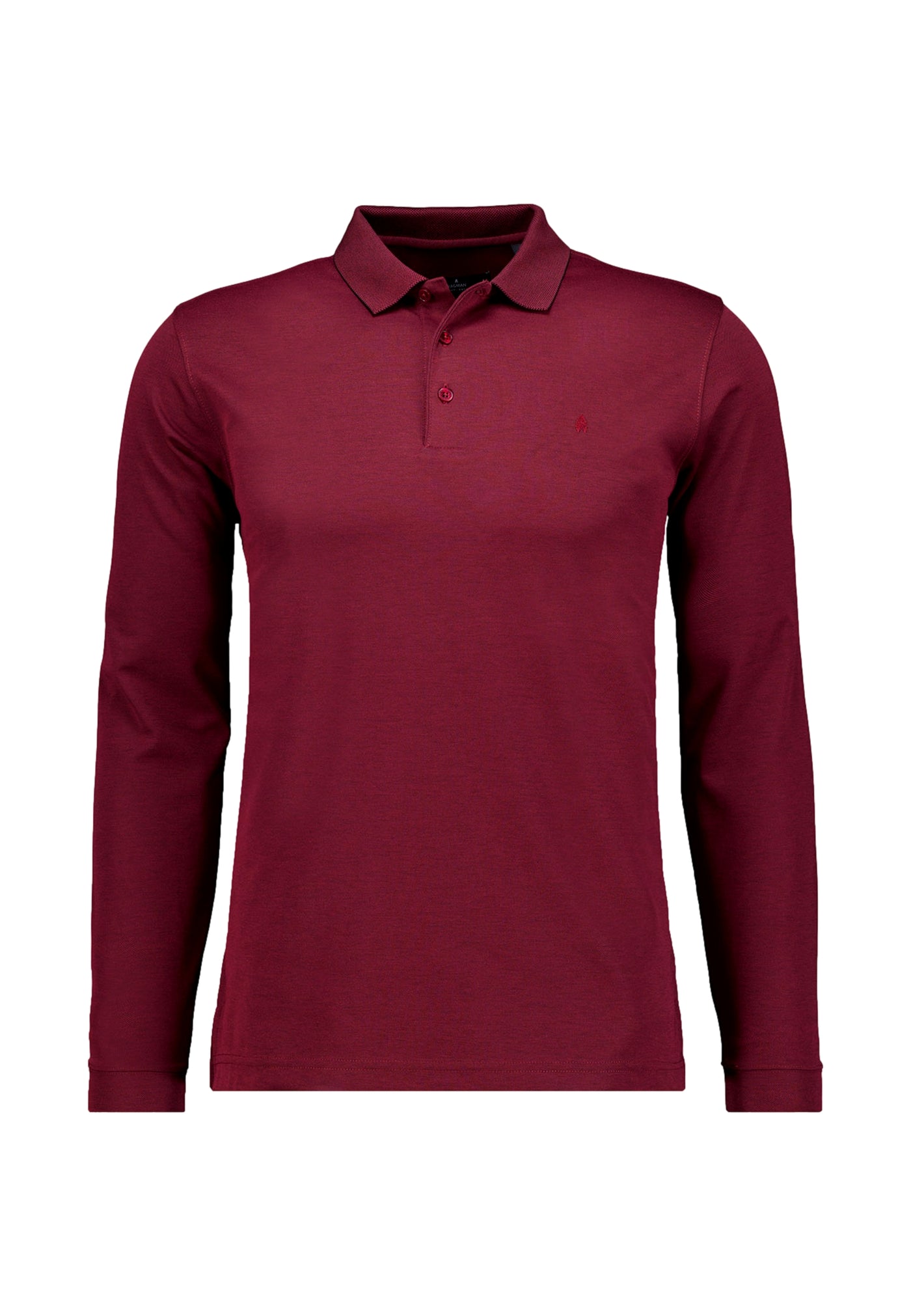Ragman Modern Fit Langarmshirt mit Polokragen
