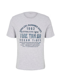 Tom Tailor T-Shirt mit Textprint und Rundhalsausschnitt