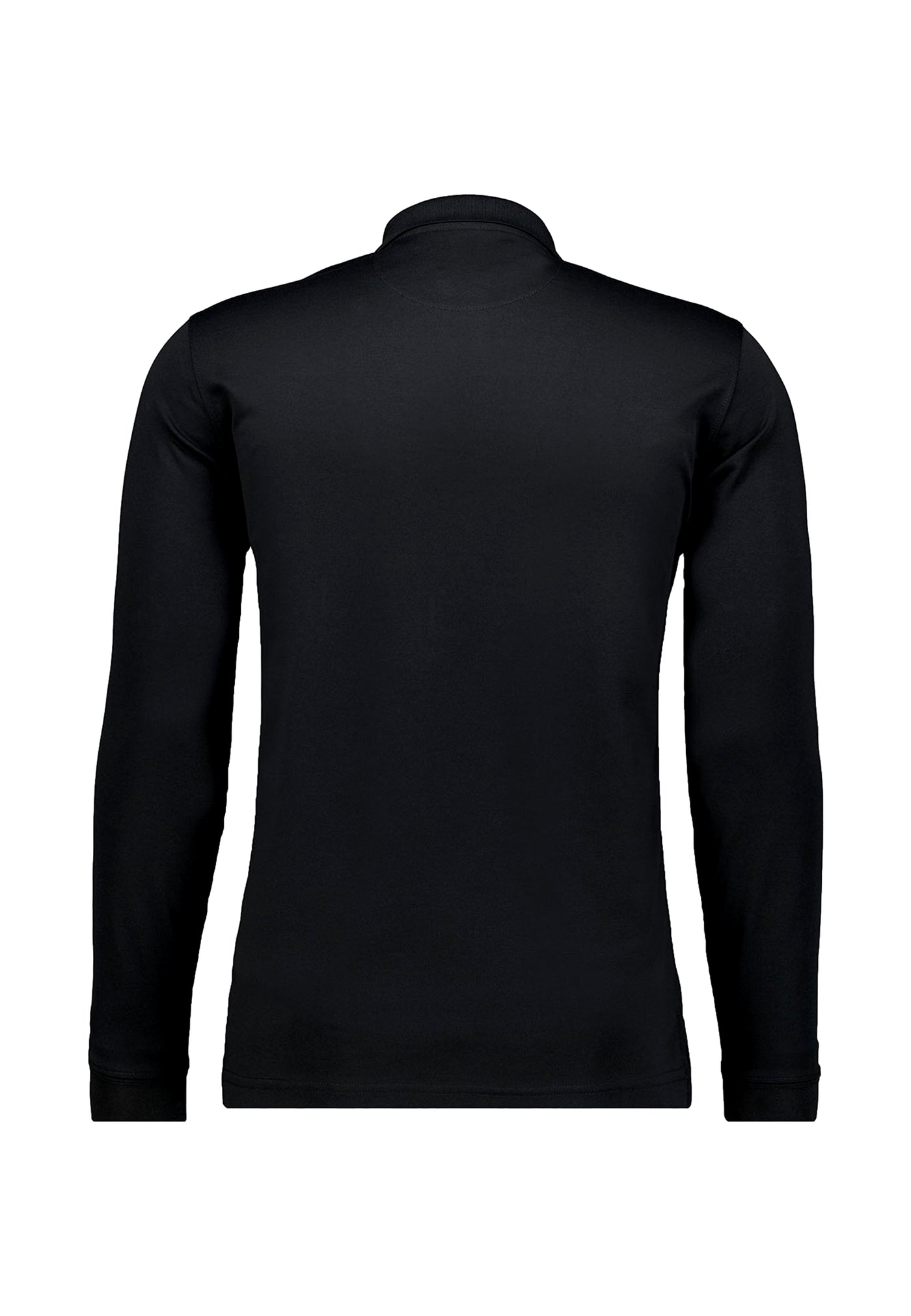Ragman Modern Fit Langarmshirt mit Polokragen