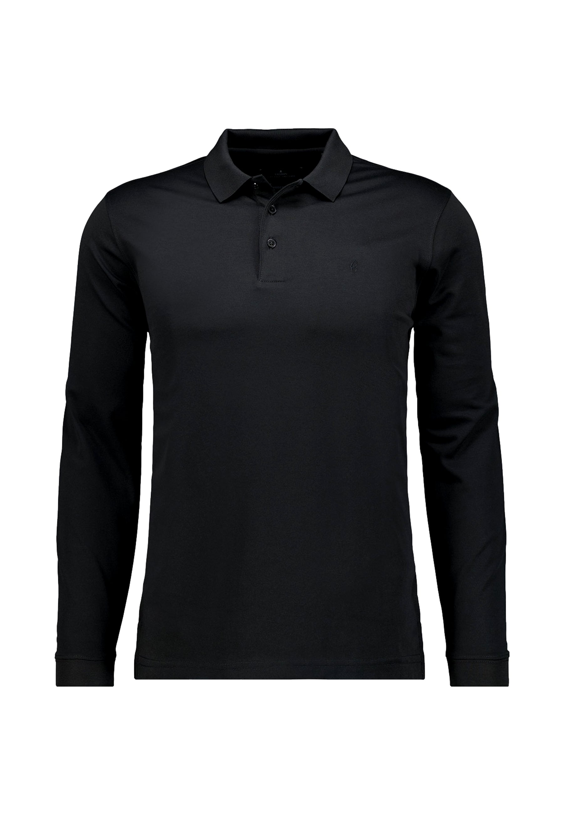 Ragman Modern Fit Langarmshirt mit Polokragen