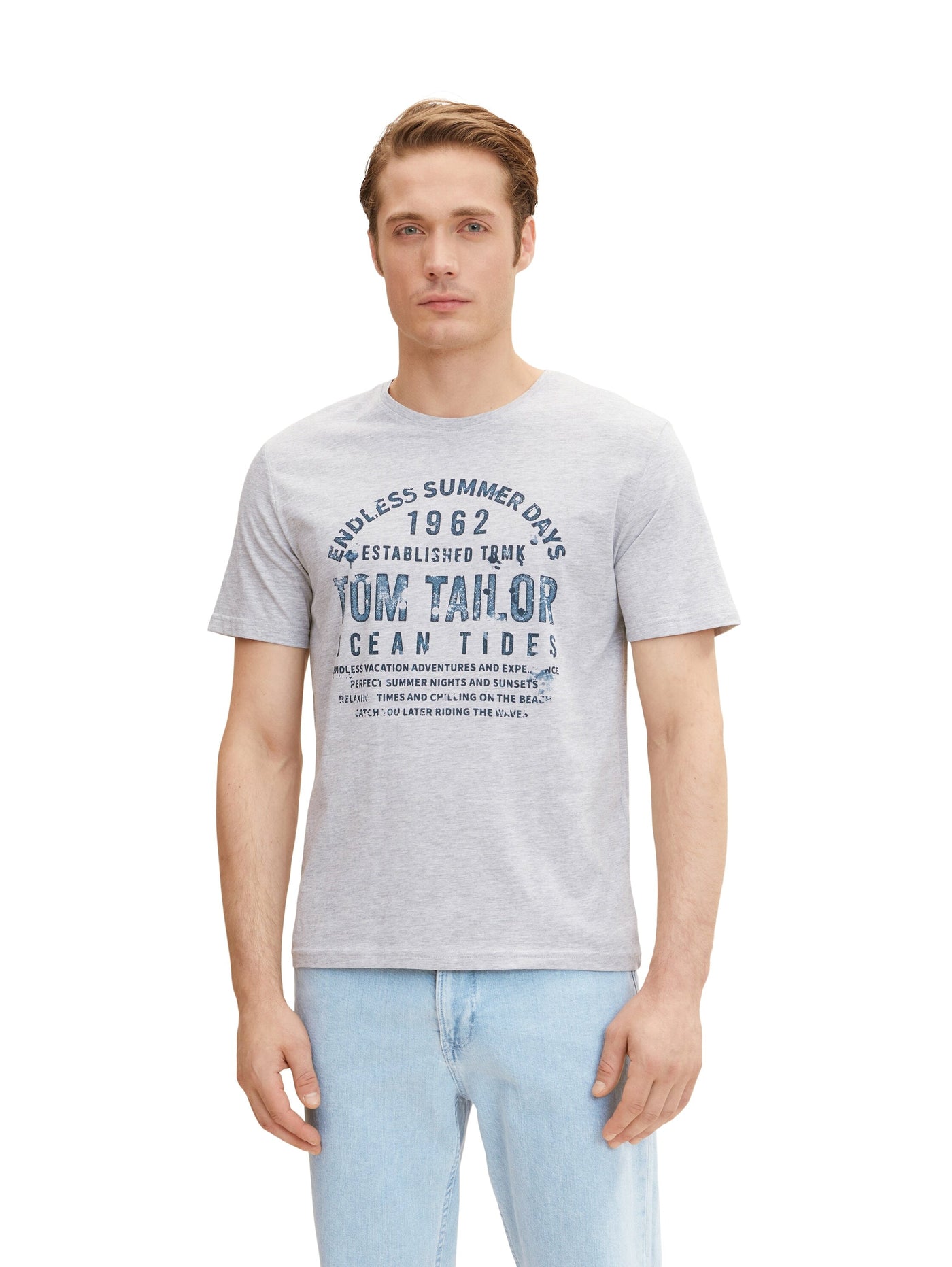 Tom Tailor T-Shirt mit Textprint und Rundhalsausschnitt