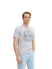 Tom Tailor T-Shirt mit Textprint und Rundhalsausschnitt