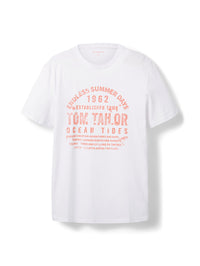 Tom Tailor T-Shirt mit Textprint und Rundhalsausschnitt