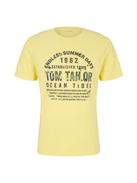 Tom Tailor T-Shirt mit Textprint und Rundhalsausschnitt