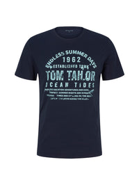 Tom Tailor T-Shirt mit Textprint und Rundhalsausschnitt