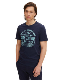Tom Tailor T-Shirt mit Textprint und Rundhalsausschnitt