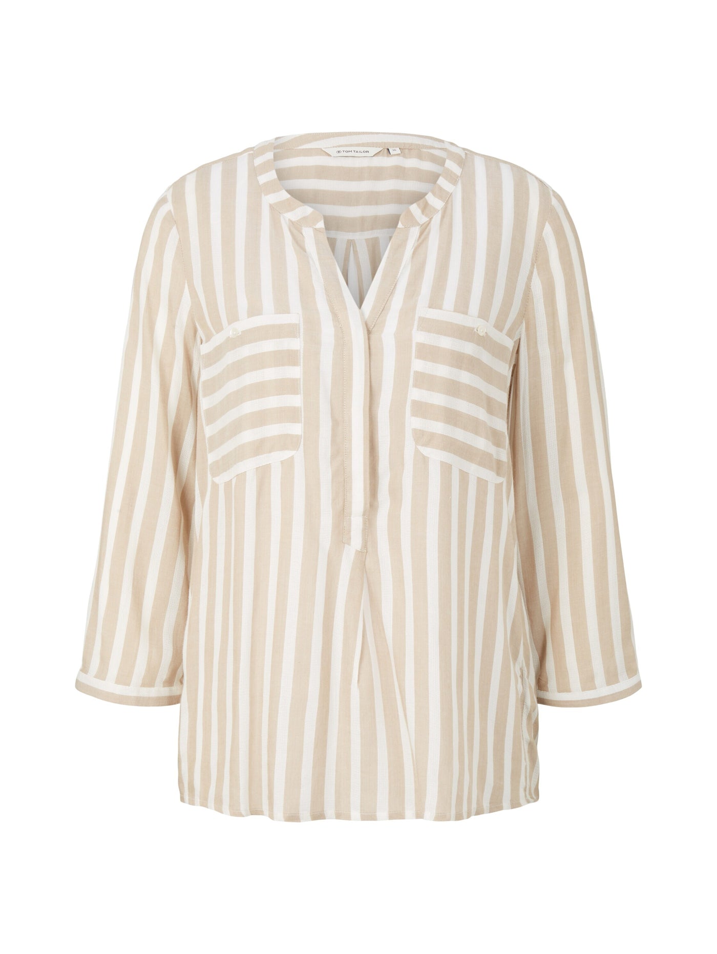 Tom Tailor Gestreifte Bluse mit Taschen