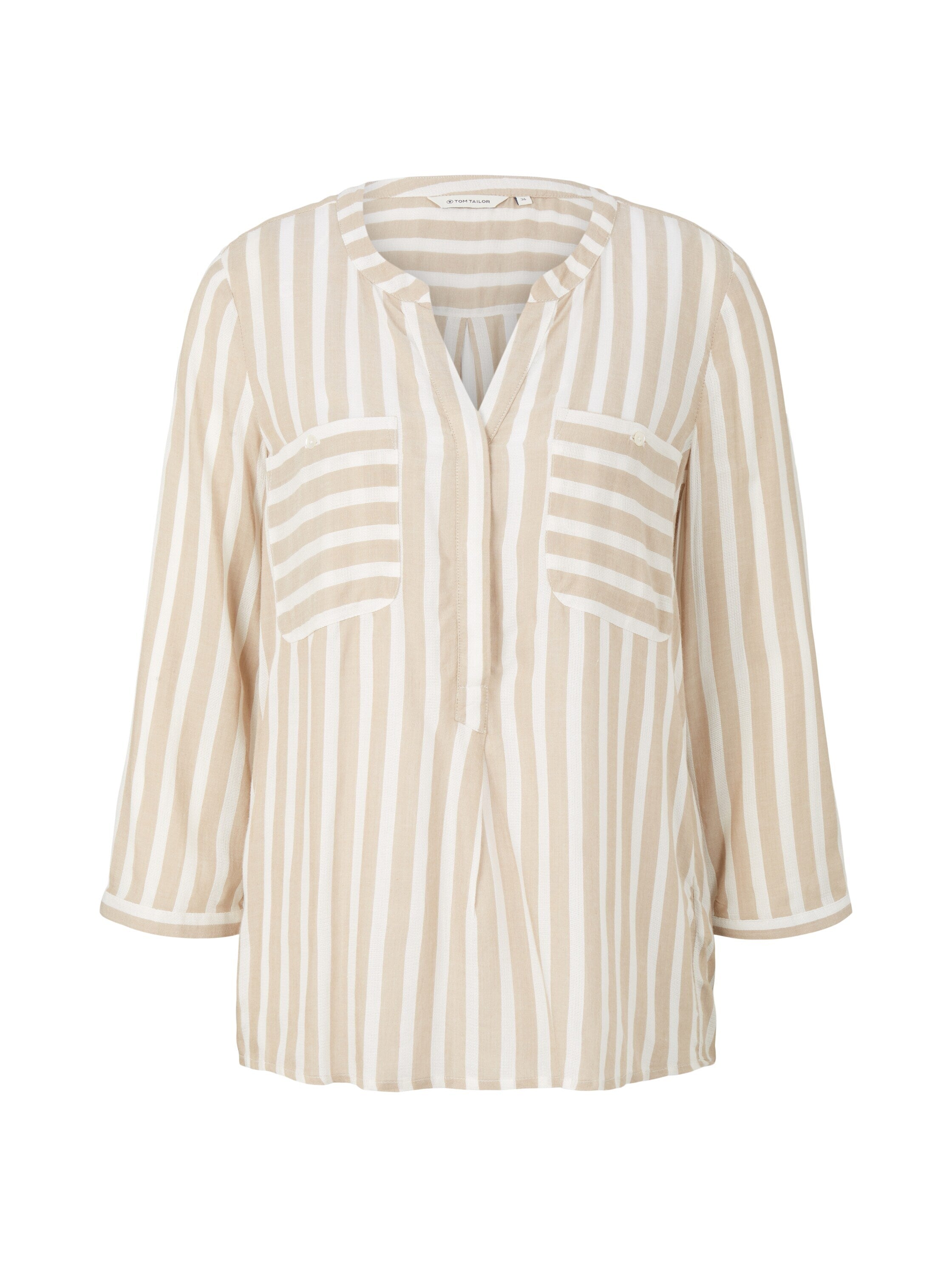 Tom Tailor Gestreifte Bluse mit Taschen