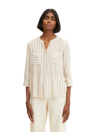 Tom Tailor Gestreifte Bluse mit Taschen
