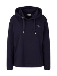 Tom Tailor Kapuzensweatshirt mit Kapuze und Seitenschlitzen