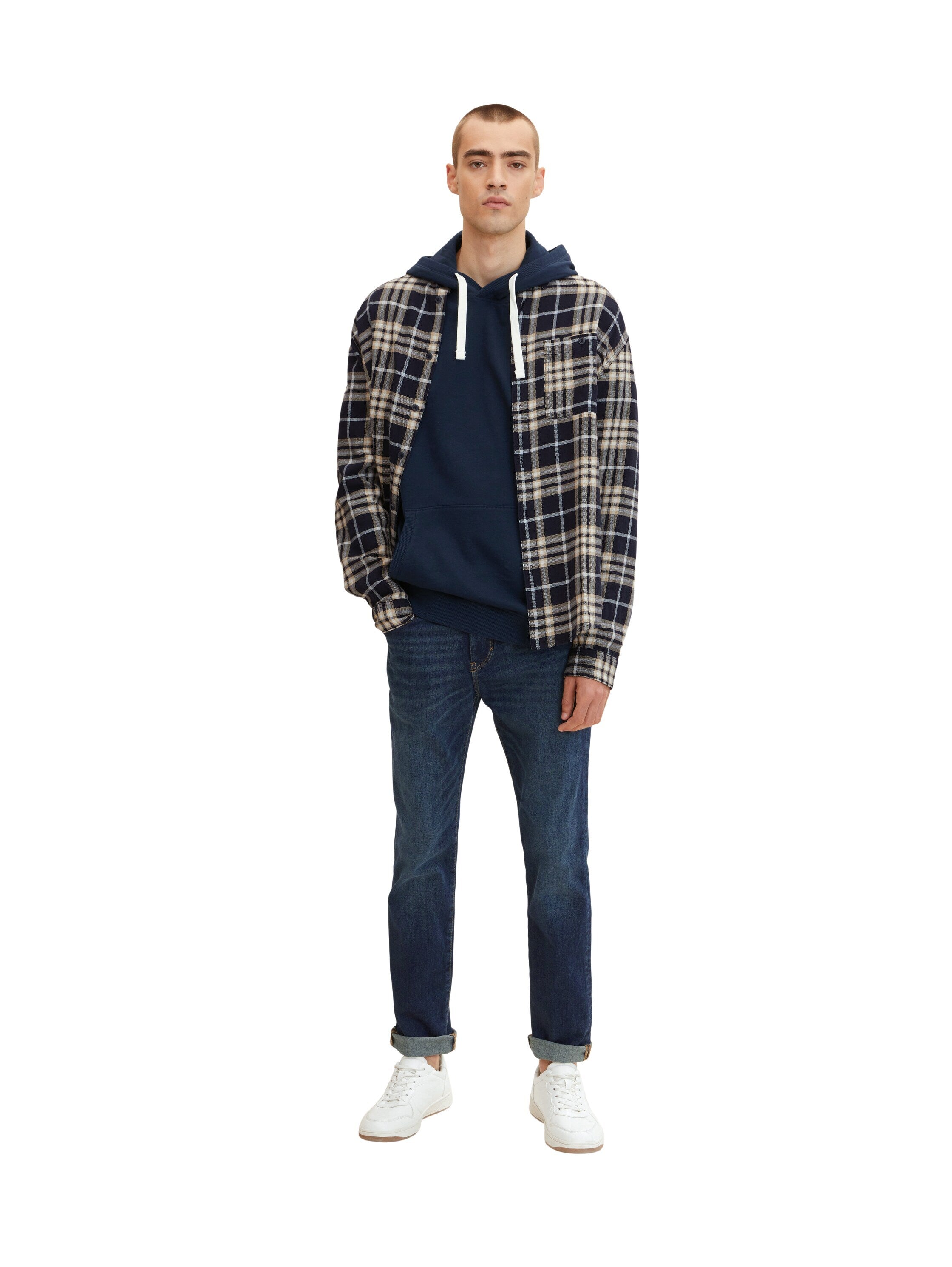 Tom Tailor Josh Slim Jeans im Five-Pocket-Style mit leichter Waschung