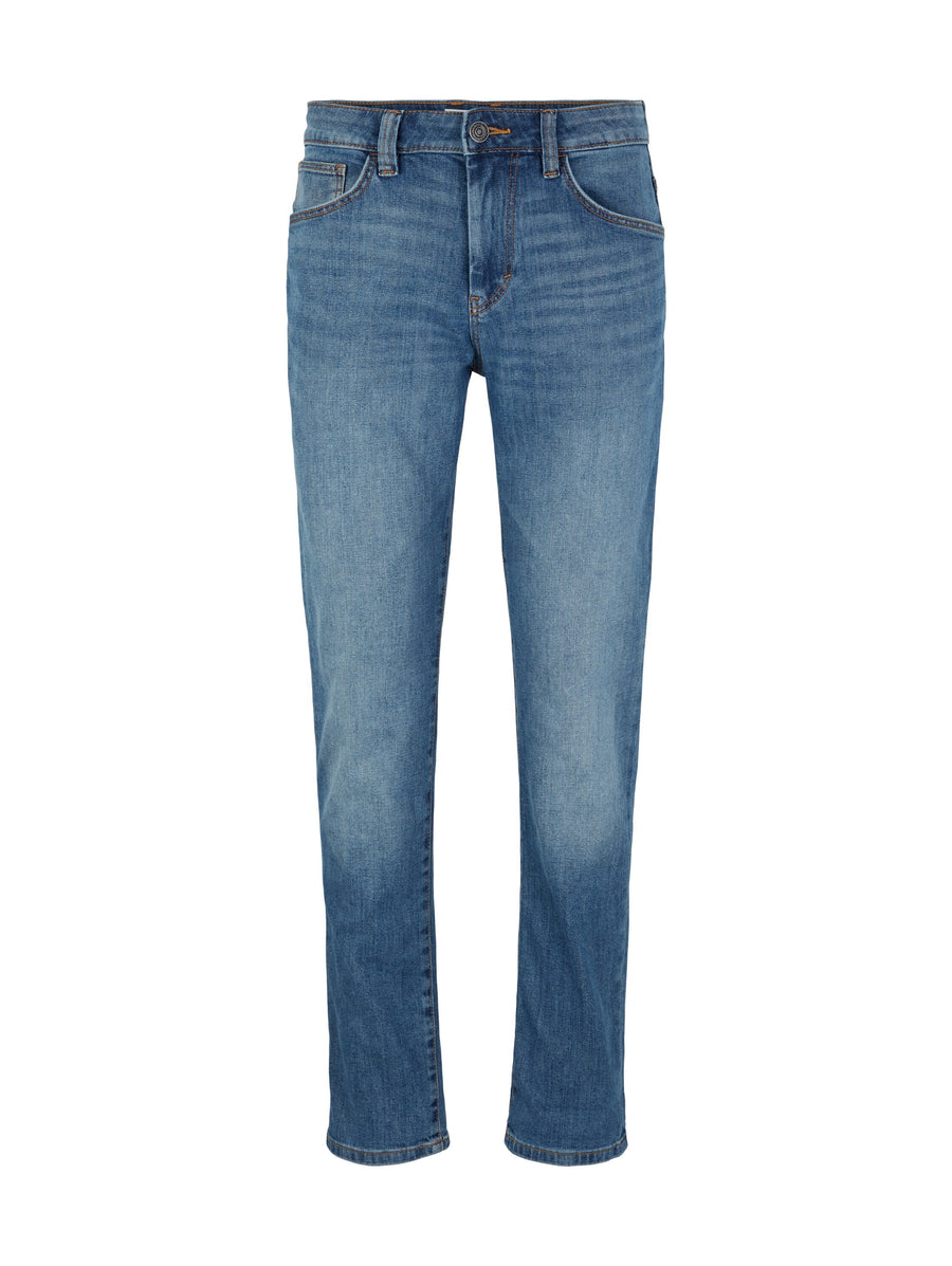 Tom Tailor Josh Slim Jeans im Five-Pocket-Style mit leichter Waschung