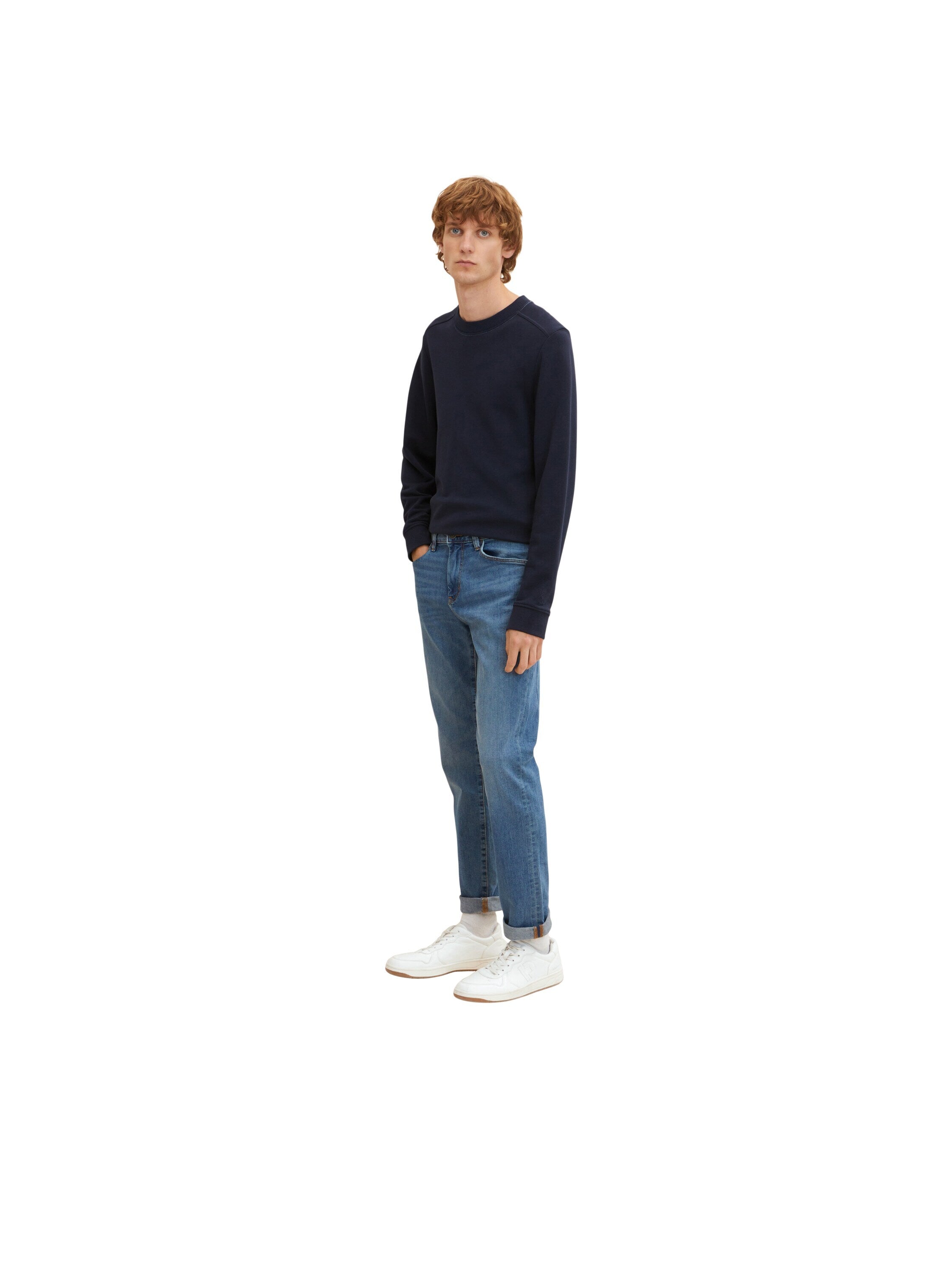 Tom Tailor Josh Slim Jeans im Five-Pocket-Style mit leichter Waschung