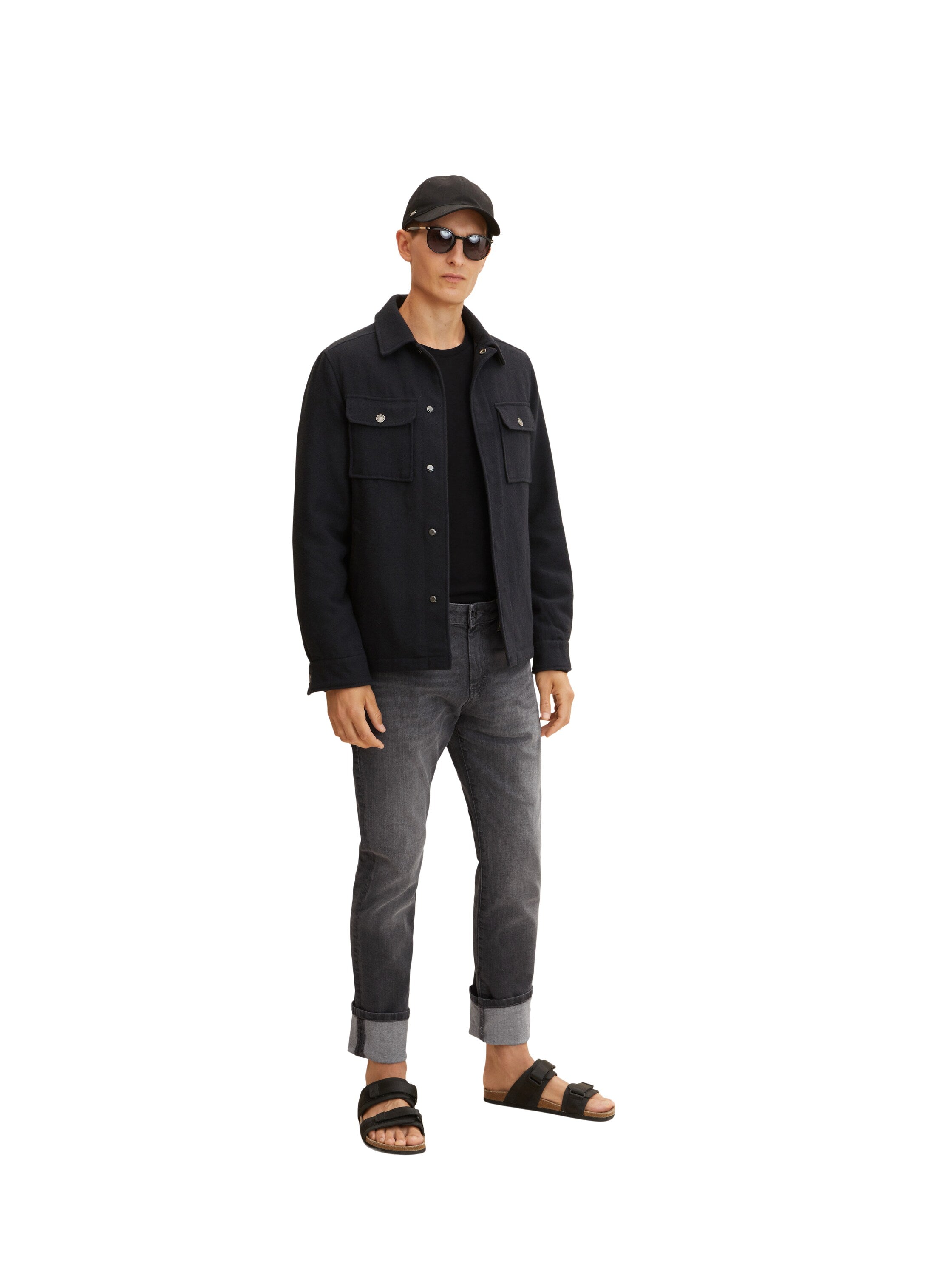 Tom Tailor Josh Slim Jeans im Five-Pocket-Style mit leichter Waschung