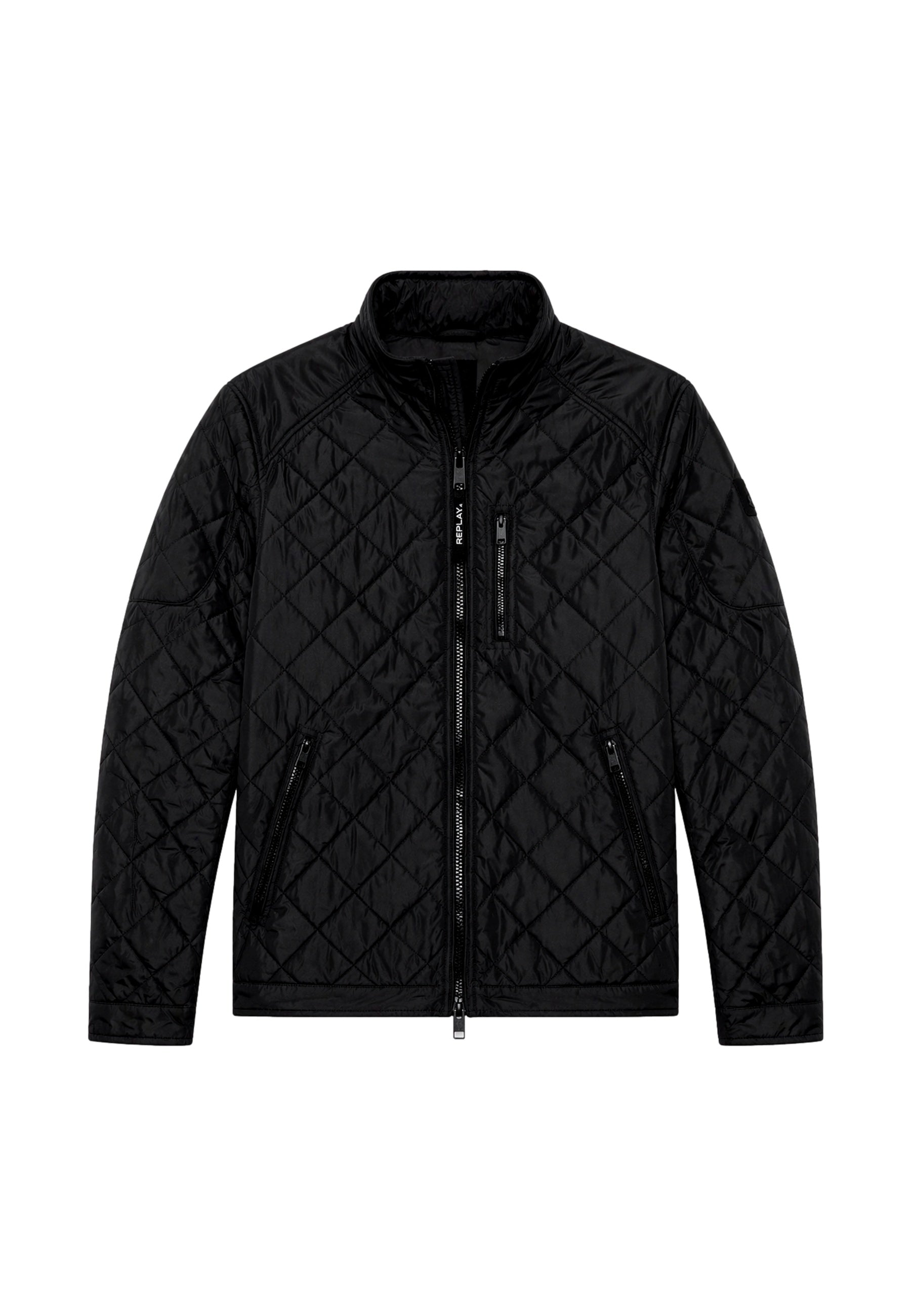 Replay Steppjacke SOFT POLY mit Stehkragen und seitlichen Eingrifftaschen