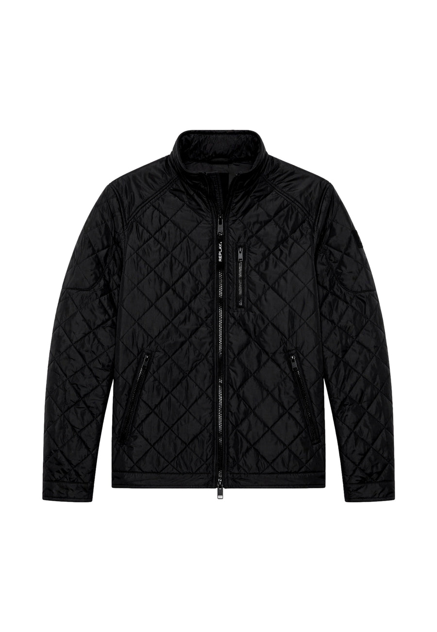 Replay Steppjacke SOFT POLY mit Stehkragen und seitlichen Eingrifftaschen