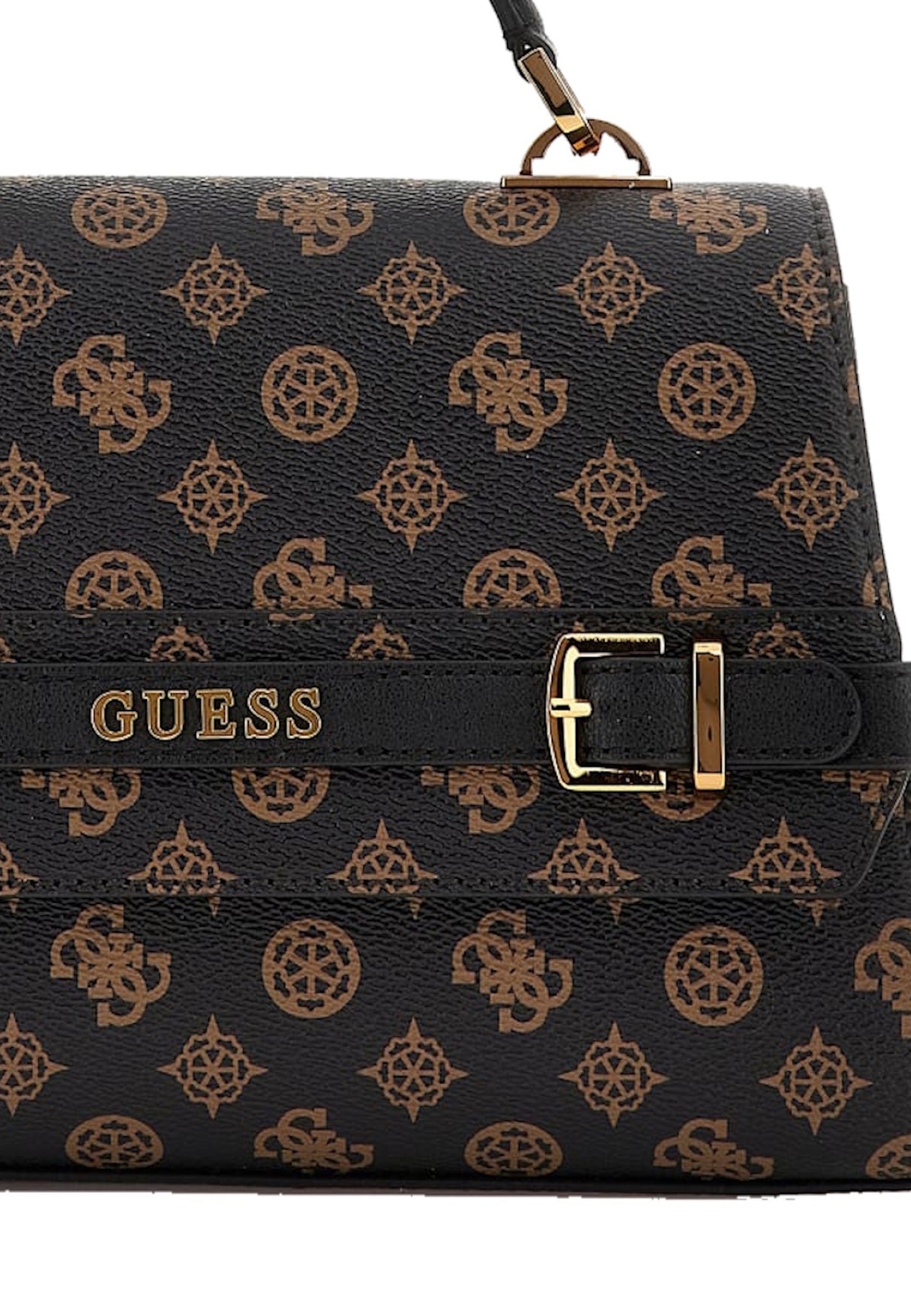 Guess Sestri Logo Top Handle Flap Handtasche