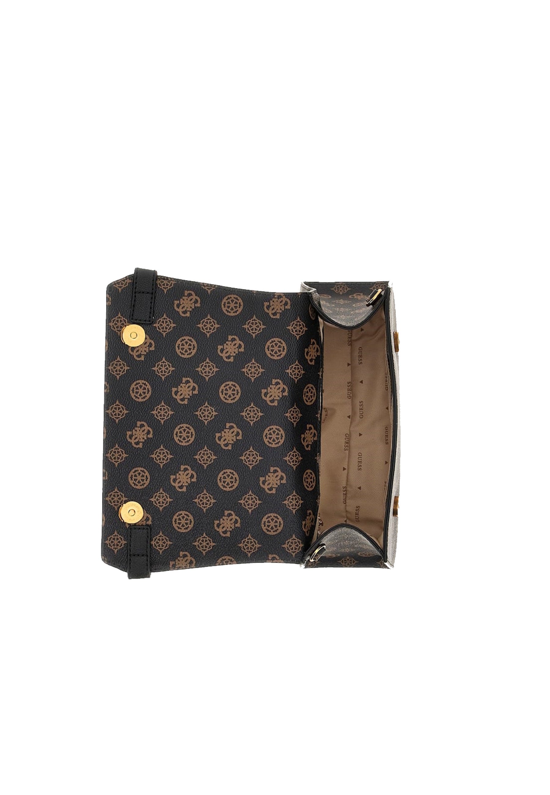 Guess Sestri Logo Top Handle Flap Handtasche