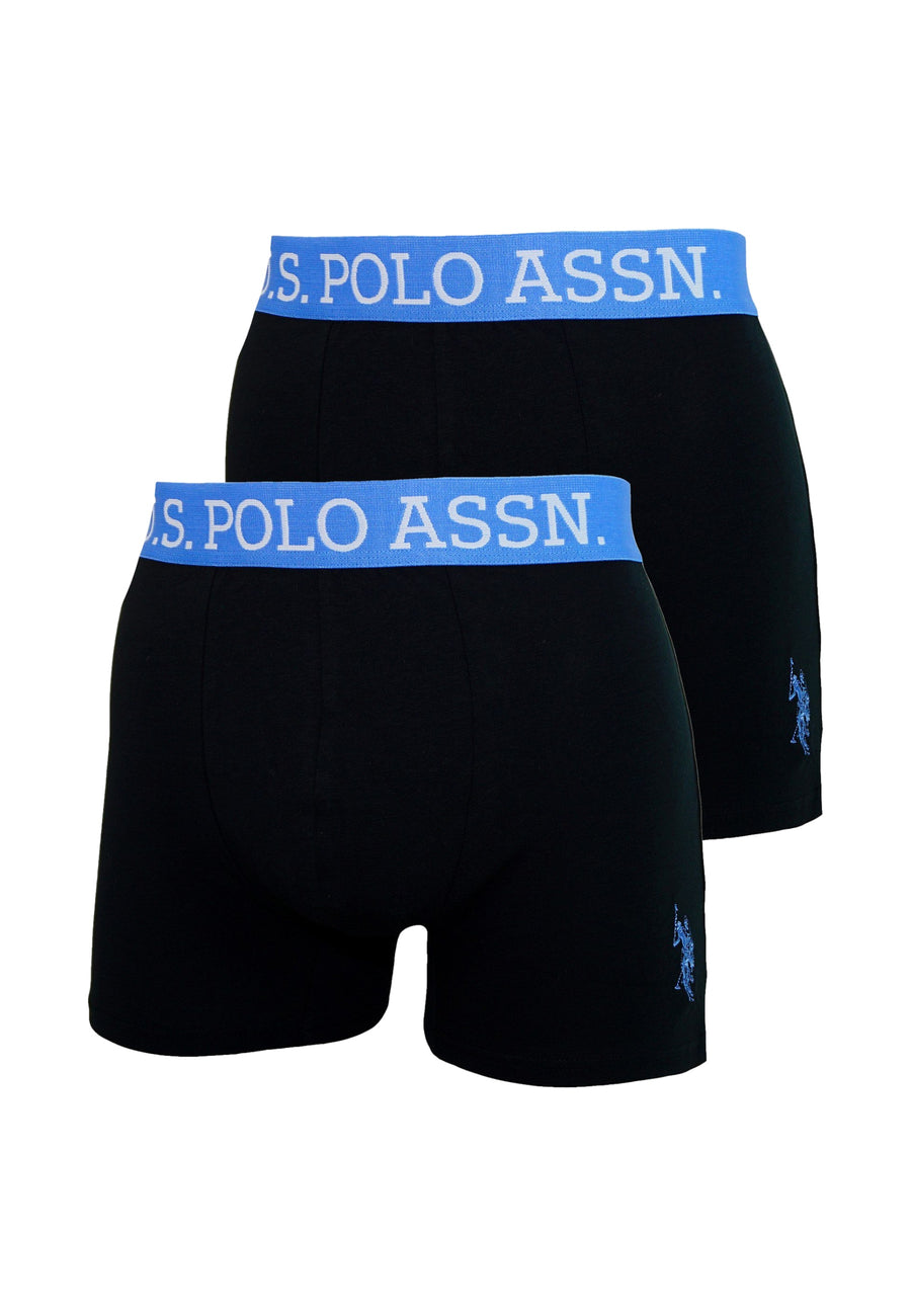 U.S. POLO 2er Pack Boxershorts mit Logostickerei