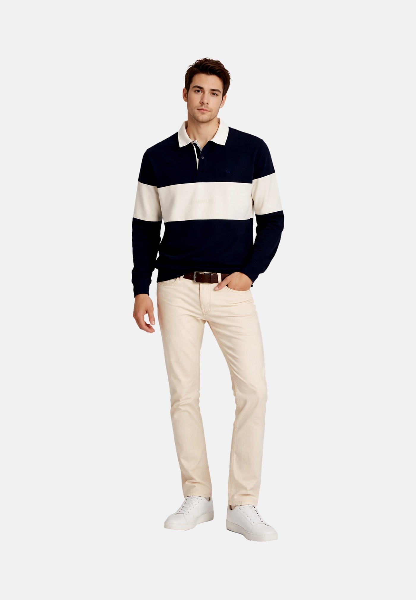 Jack & Jones Frederik Langarmshirt mit Polokragen