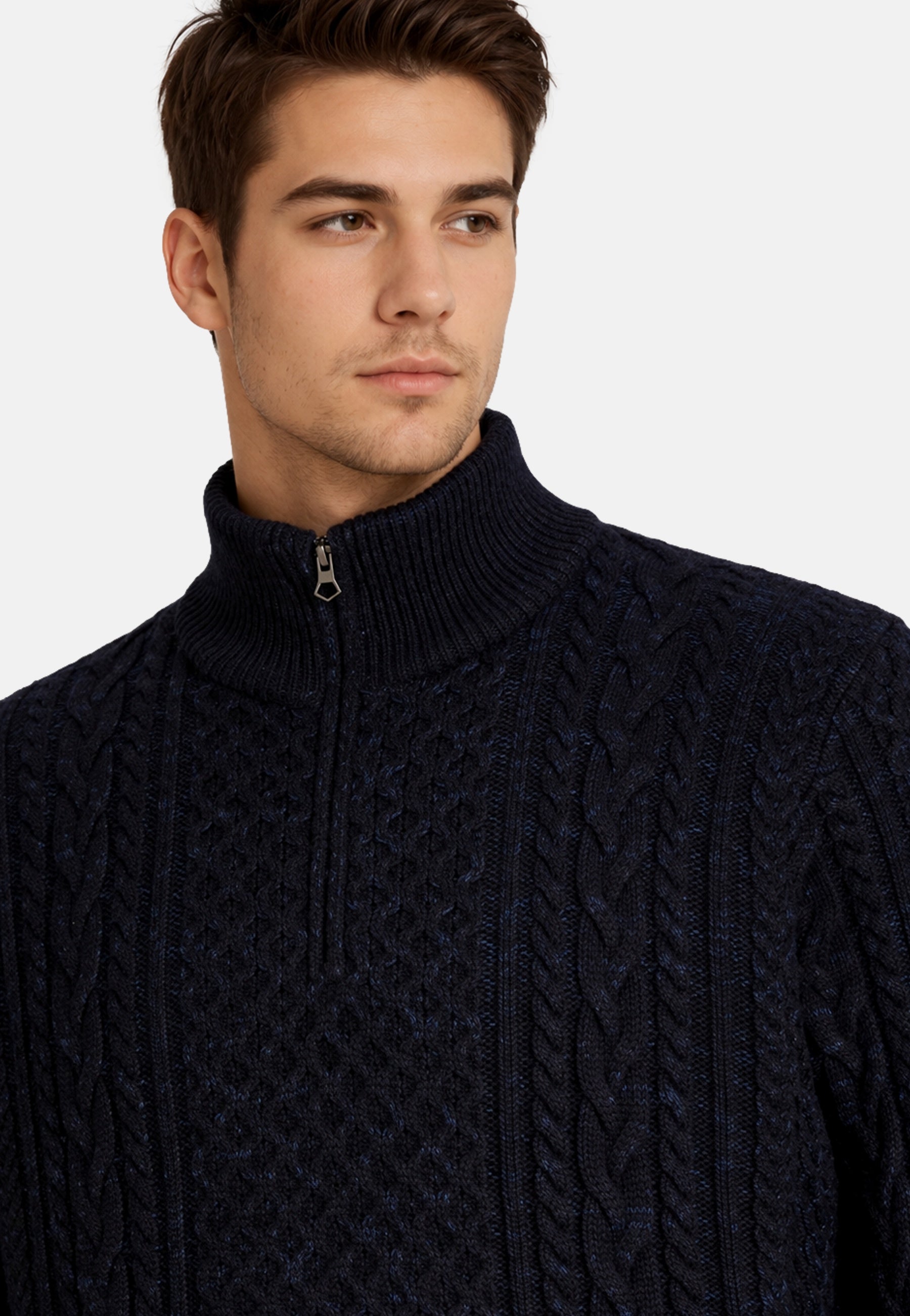 Jack & Jones Blucallum Strickpullover Troyer