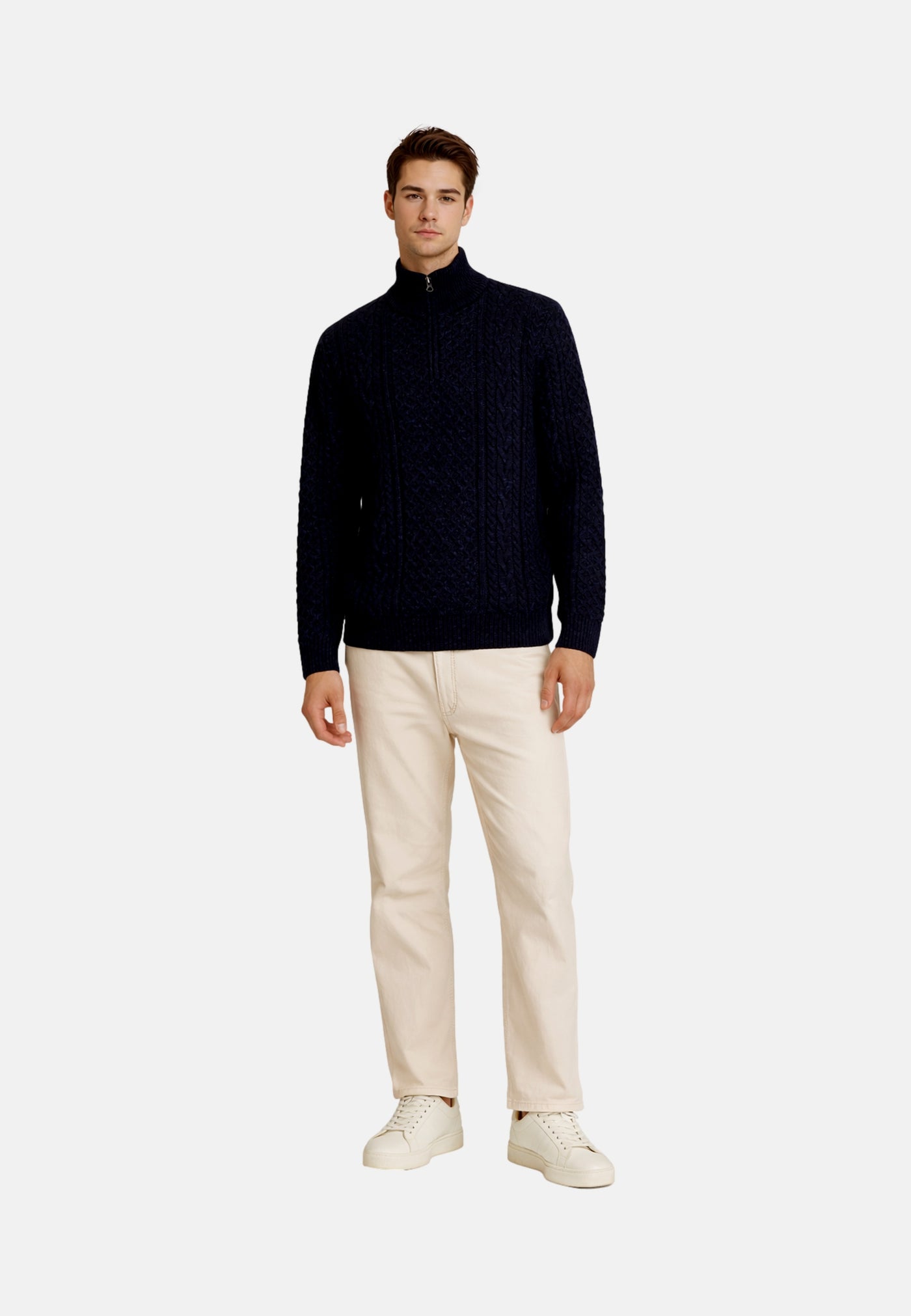 Jack & Jones Blucallum Strickpullover Troyer