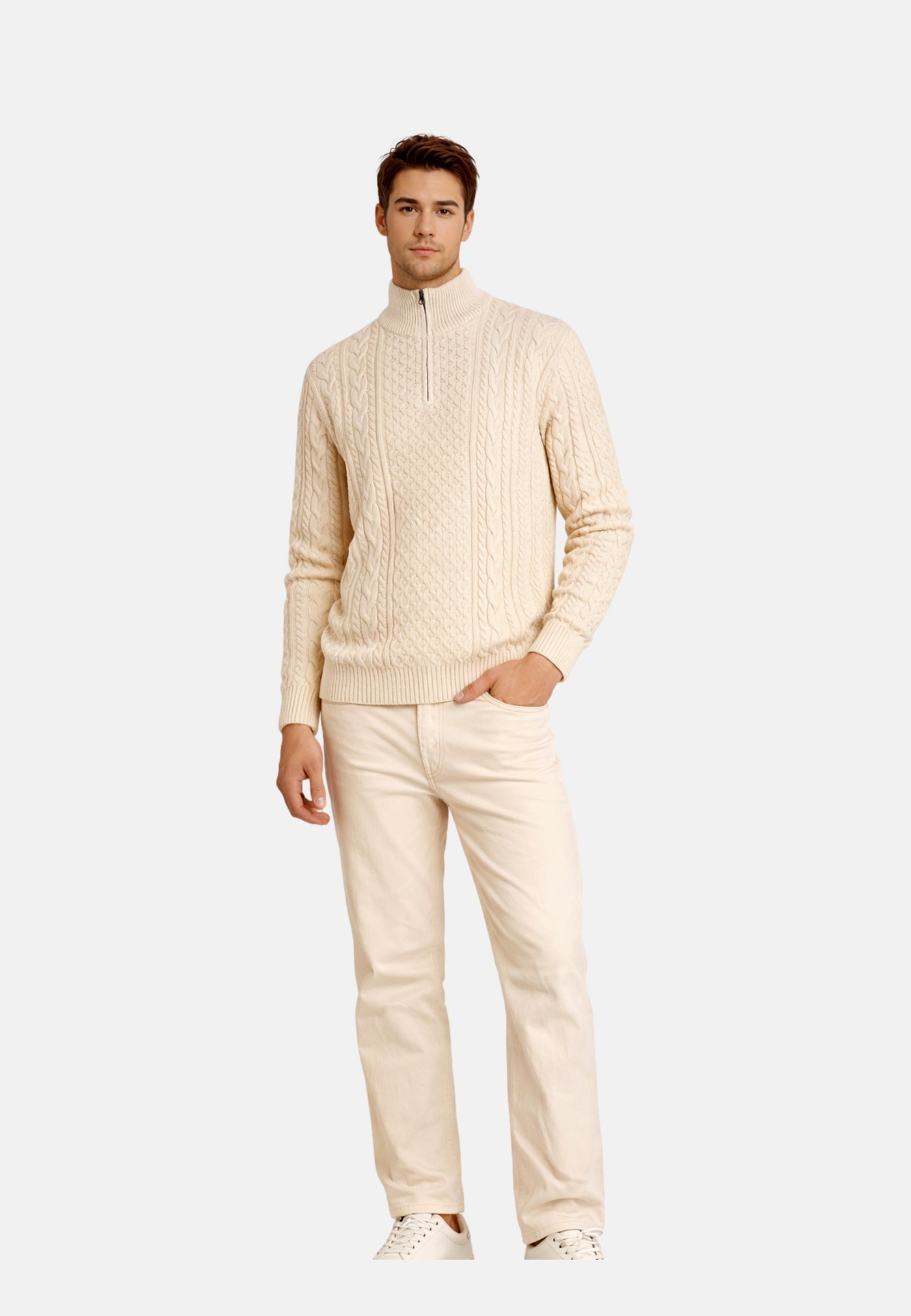 Jack & Jones Blucallum Strickpullover Troyer