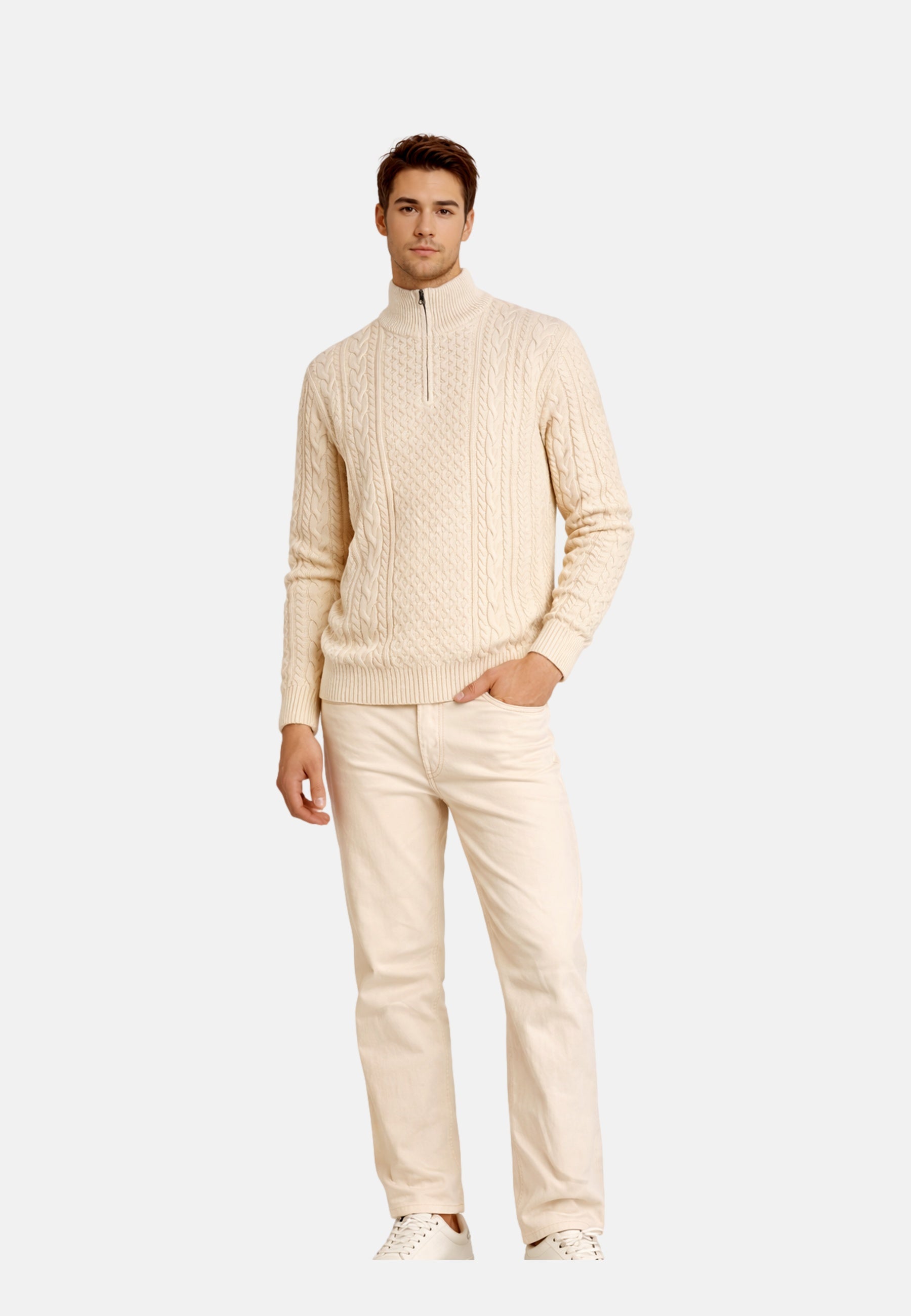 Jack & Jones Blucallum Strickpullover Troyer