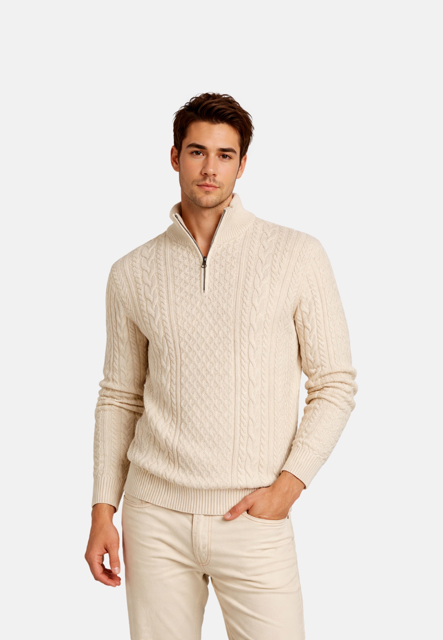 Jack & Jones Blucallum Strickpullover Troyer