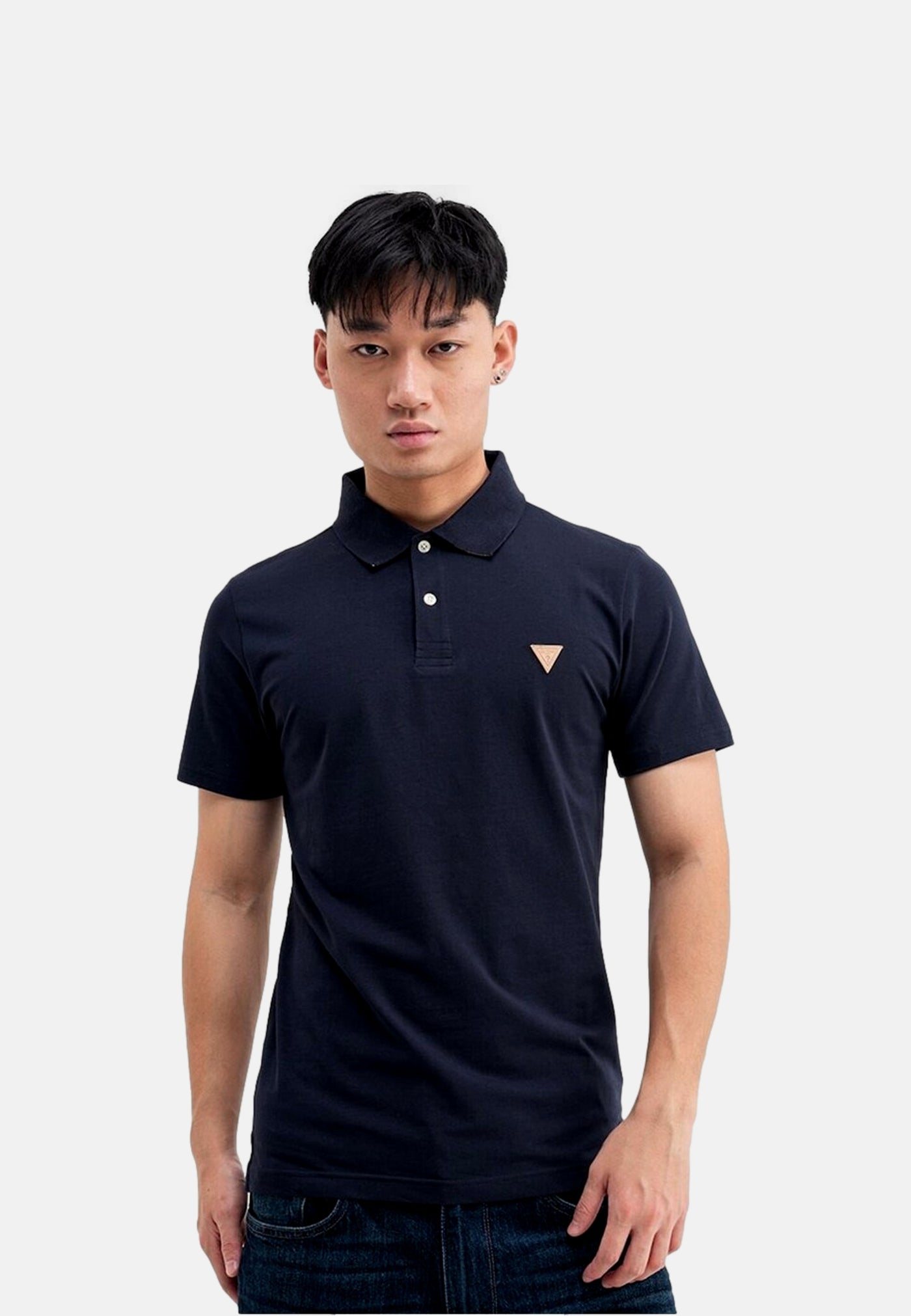 Guess Kurzarmshirt mit Polokragen