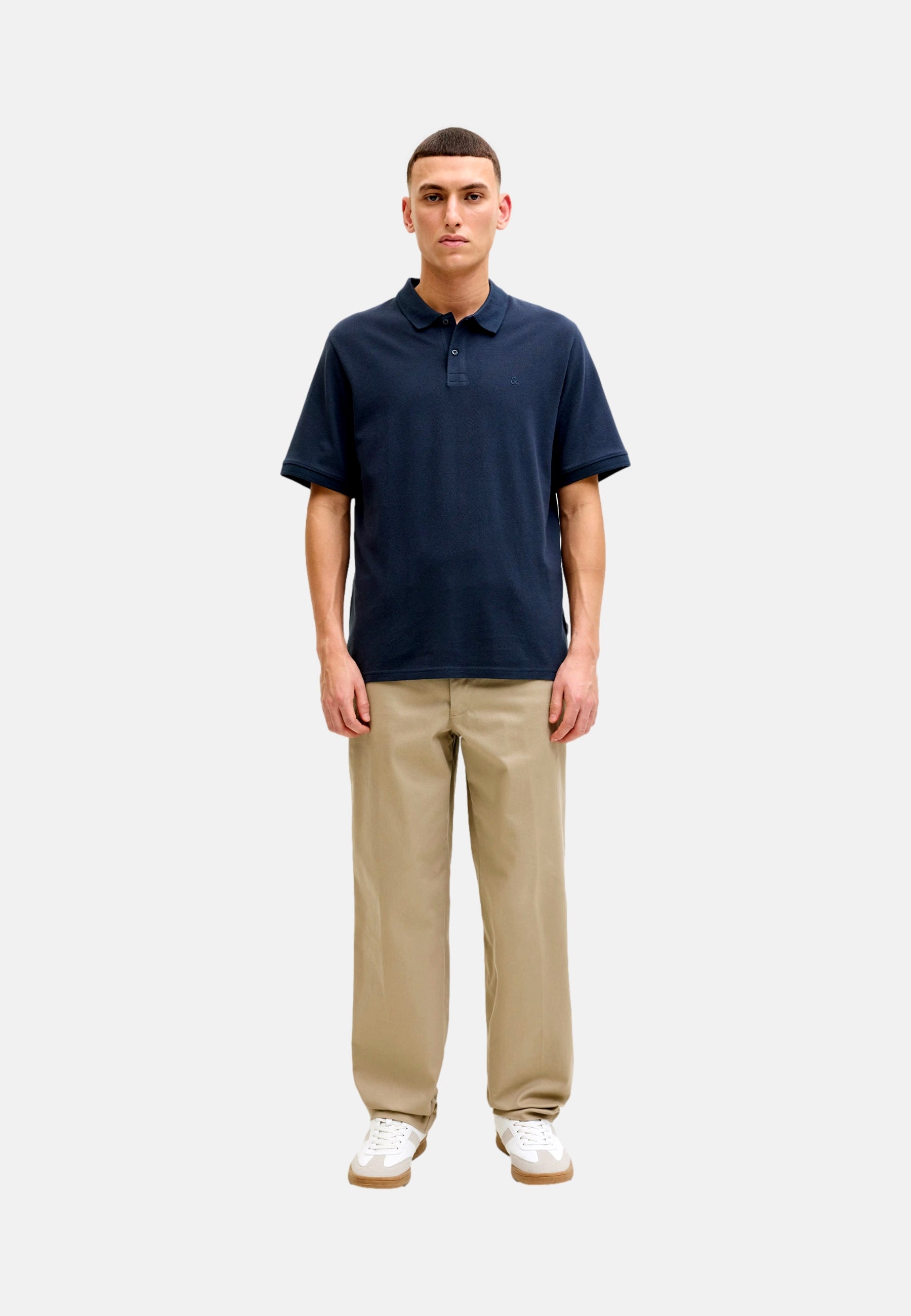 Jack & Jones BASIC Kurzarmshirt mit Polokragen 3er Pack