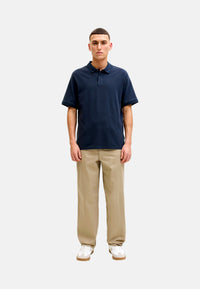Jack & Jones BASIC Kurzarmshirt mit Polokragen 3er Pack