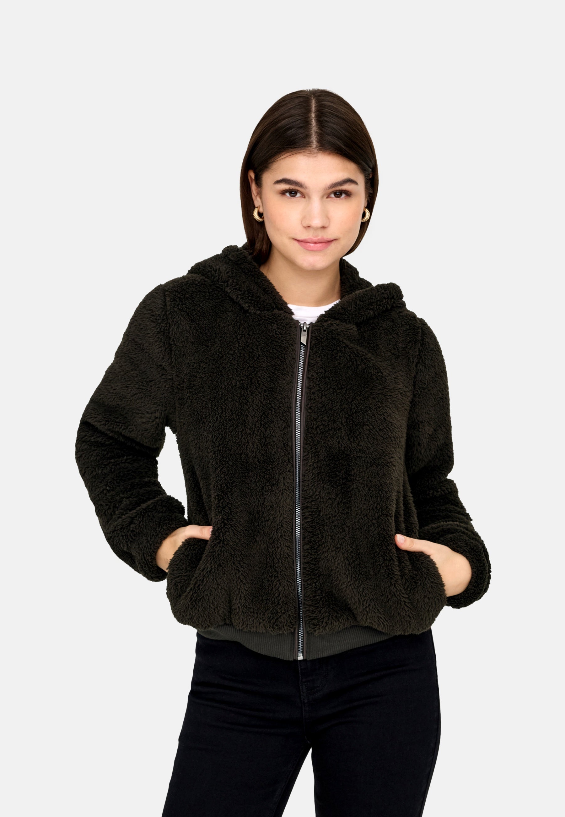 Only NEWANNA Teddyfleecejacke