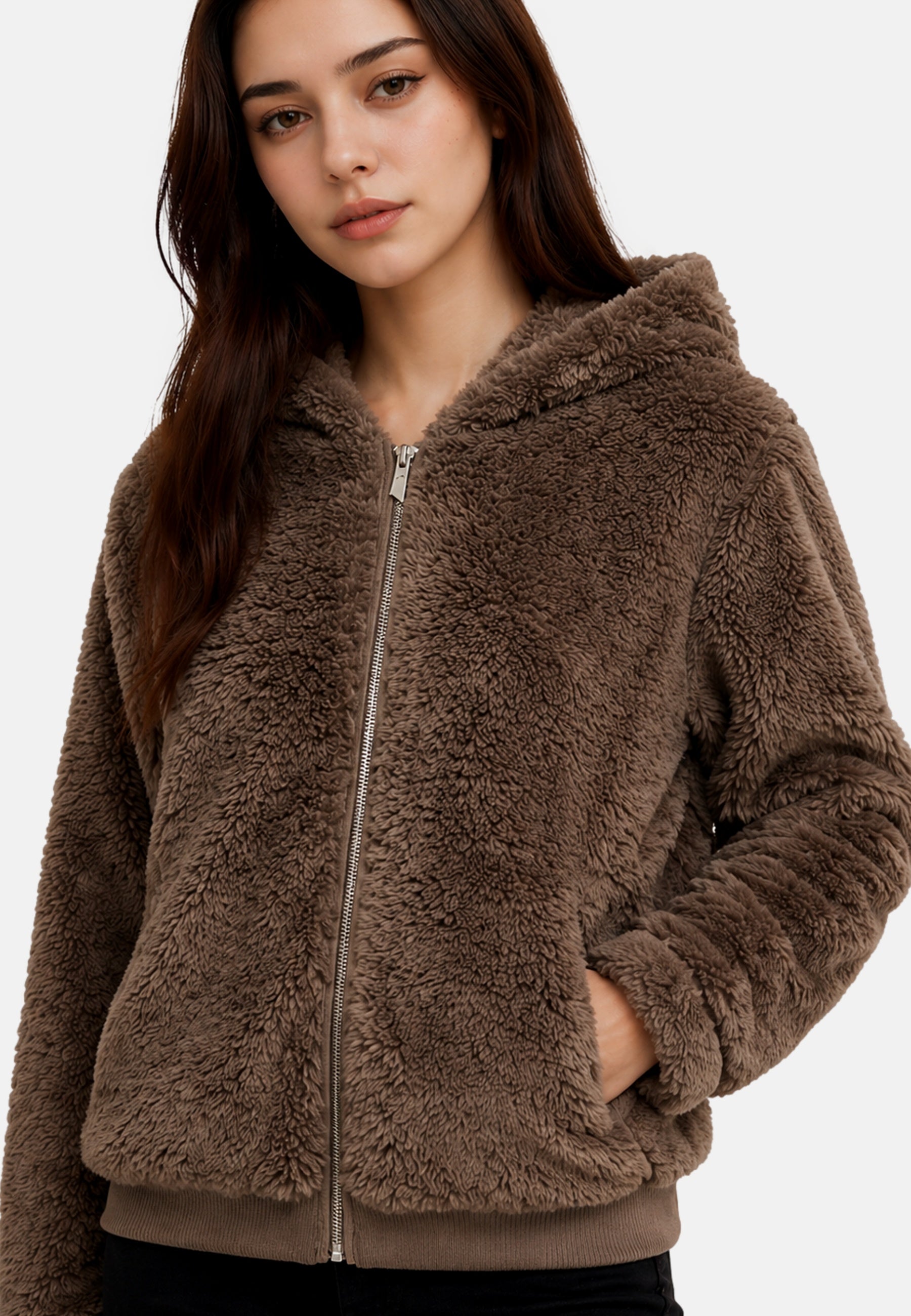 Only NEWANNA Teddyfleecejacke