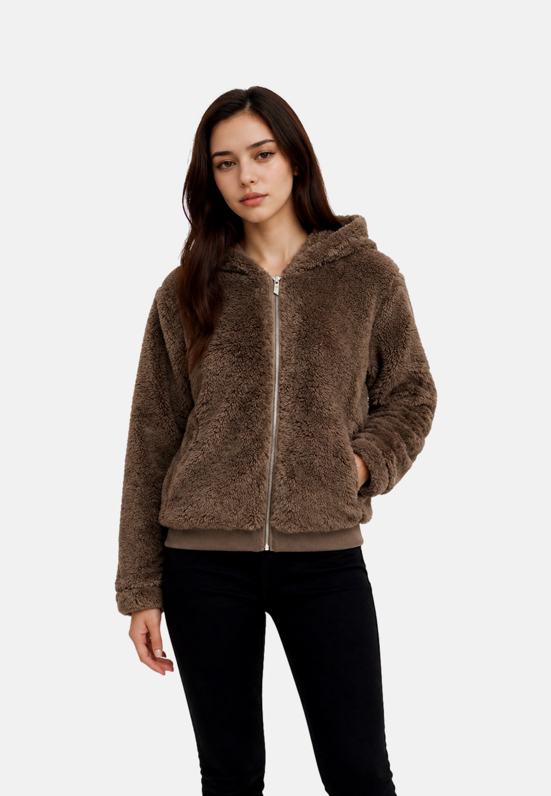 Only NEWANNA Teddyfleecejacke
