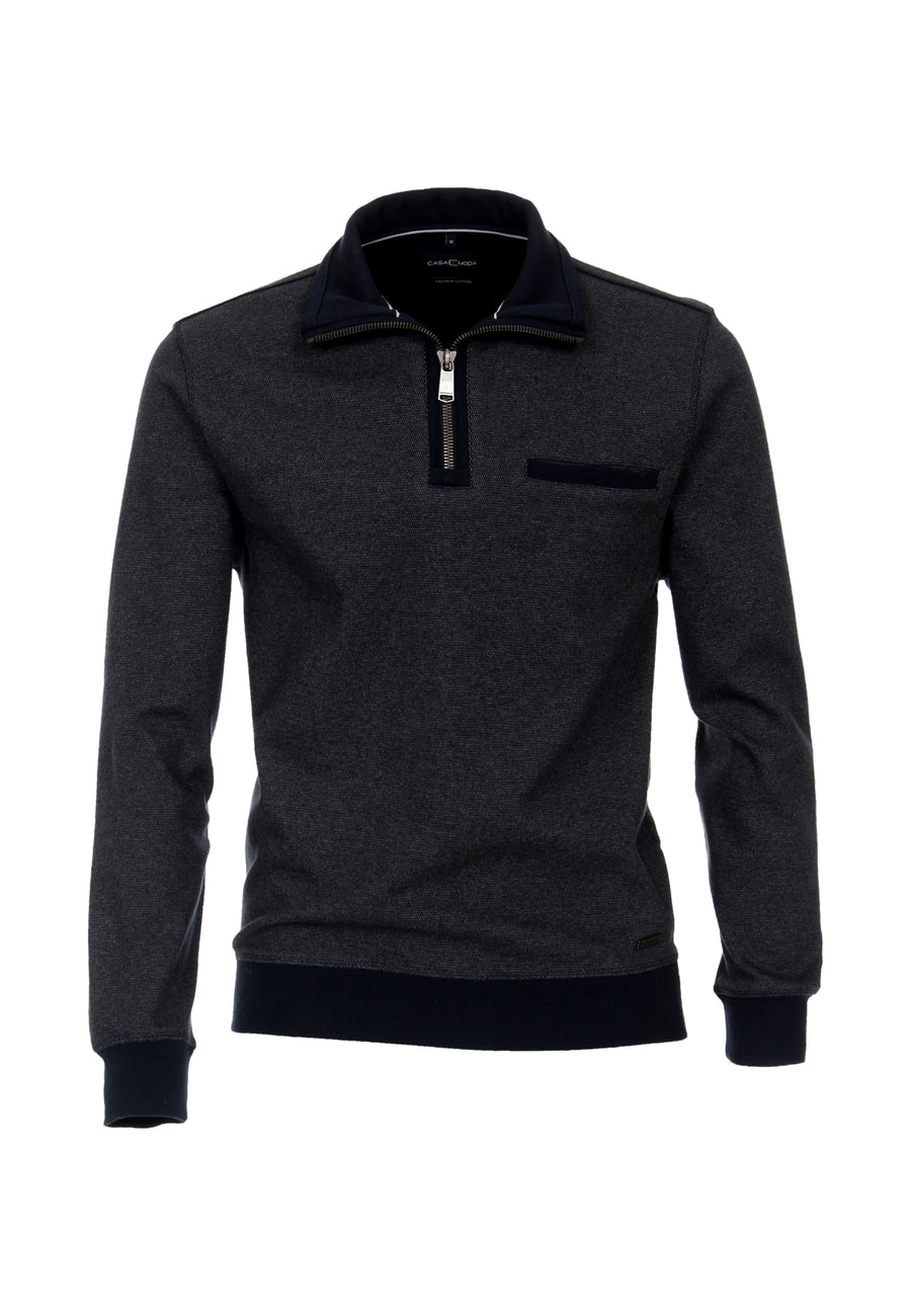 CASA MODA Pullover Troyer