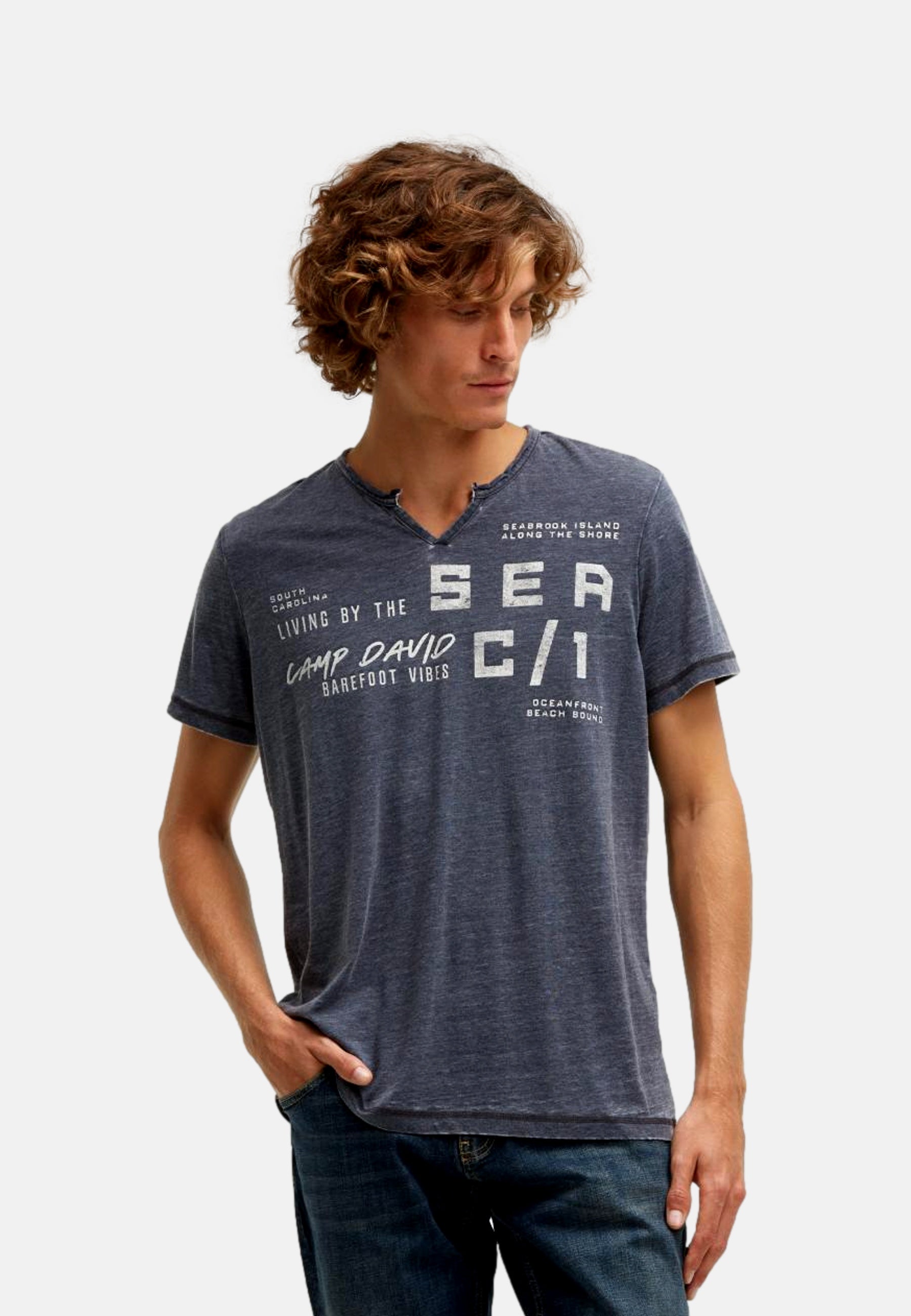 Camp David Oceanfront Kurzarmshirt