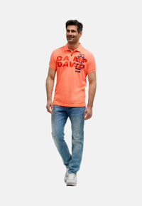 Camp David Windsurfing Kurzarmshirt mit Polokragen