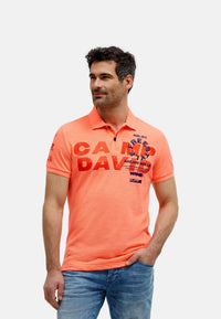 Camp David Windsurfing Kurzarmshirt mit Polokragen