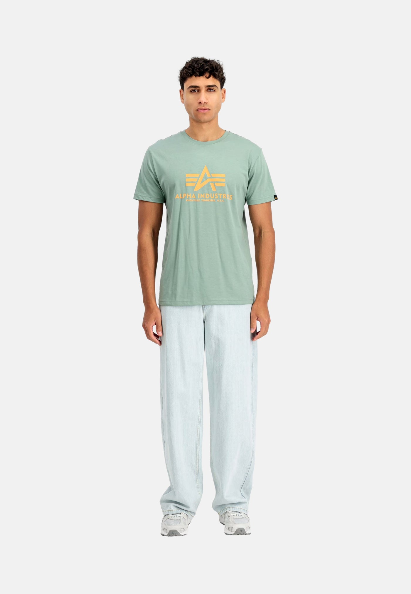 Alpha Industries Basic Big Logo Kurzarmshirt