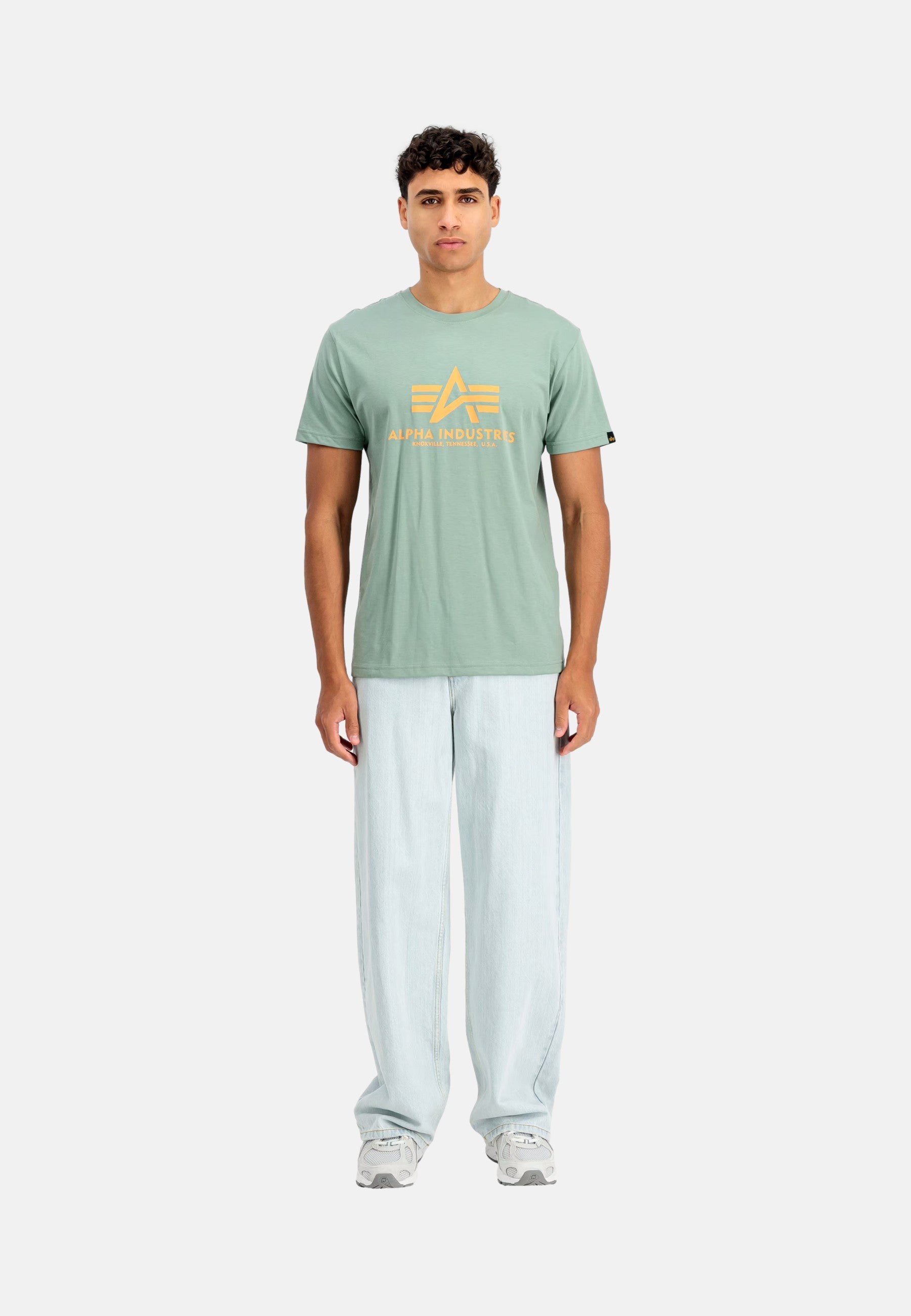 Alpha Industries Basic Big Logo Kurzarmshirt
