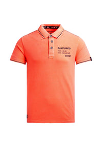 Camp David Windsurfing Kurzarmshirt mit Polokragen