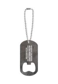 Alpha Industries Bottle Opener Keychain Kronkorkenöffner