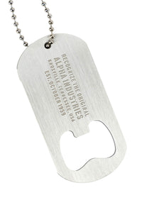 Alpha Industries Bottle Opener Keychain Kronkorkenöffner